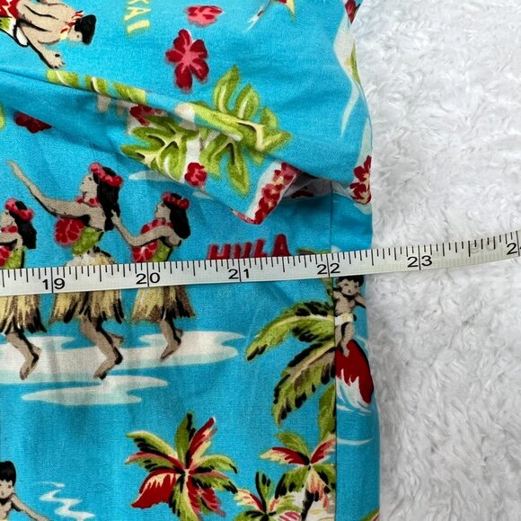 Blue Hawaii : Hawaiian Islands [M] Made in Hawaii Button-UP Short Sleeve Shirt - Picture 8 of 10